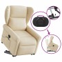 Silla de masaje reclinable de pie de tela color crema en Sillones | Comprar online en Foru.es