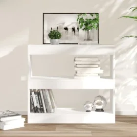 White shelving/space divider 80x30x72 cm by vidaXL, Bookcases and shelves - Ref: Foro24-811691, Price: 56,07 €, Discount: %
