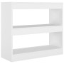 Estantería/divisor de espacios blanco 80x30x72 cm de vidaXL, Librerías y estanterías - Ref: Foro24-811691, Precio: 56,82 €, D...