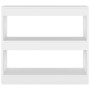 Estantería/divisor de espacios blanco 80x30x72 cm de vidaXL, Librerías y estanterías - Ref: Foro24-811691, Precio: 56,82 €, D...