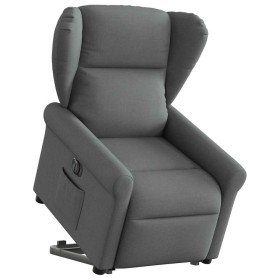 Sillón eléctrico reclinable elevable de tela gris oscuro en Sillones | Comprar online en Foru.es