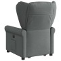 Sillón eléctrico reclinable elevable de tela gris oscuro en Sillones | Comprar online en Foru.es