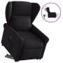 Sillón eléctrico reclinable elevable de tela negro en Sillones | Comprar online en Foru.es