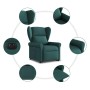 Sillón eléctrico reclinable elevable de tela verde oscuro en Sillones | Comprar online en Foru.es