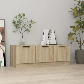 Mueble de TV madera contrachapada roble Sonoma 102x35x36,5 cm de vidaXL, Muebles TV - Ref: Foro24-811361, Precio: 63,82 €, De...