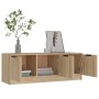 Mueble de TV madera contrachapada roble Sonoma 102x35x36,5 cm de vidaXL, Muebles TV - Ref: Foro24-811361, Precio: 66,16 €, De...
