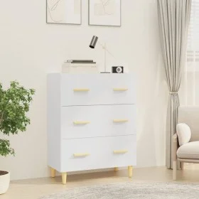 Aparador de madera contrachapada blanco 70x34x90 cm de vidaXL, Aparadores - Ref: Foro24-812150, Precio: 92,63 €, Descuento: %