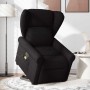 Sillón de masaje eléctrico reclinable elevable tela negro en Sillones | Comprar online en Foru.es