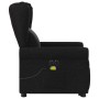 Sillón de masaje eléctrico reclinable elevable tela negro en Sillones | Comprar online en Foru.es