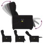 Sillón de masaje eléctrico reclinable elevable tela negro en Sillones | Comprar online en Foru.es