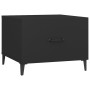 Mesa de centro con patas de metal 2 unidades negro 50x50x40 cm de vidaXL, Mesas de centro - Ref: Foro24-812729, Precio: 65,56...
