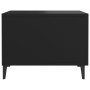 Mesa de centro con patas de metal 2 unidades negro 50x50x40 cm de vidaXL, Mesas de centro - Ref: Foro24-812729, Precio: 65,56...