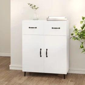 White engineered wood sideboard 69.5x34x90 cm by vidaXL, Sideboards - Ref: Foro24-812195, Price: 80,25 €, Discount: %