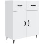 Aparador de madera de ingeniería blanco 69,5x34x90 cm de vidaXL, Aparadores - Ref: Foro24-812195, Precio: 81,13 €, Descuento: %
