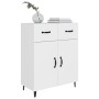Aparador de madera de ingeniería blanco 69,5x34x90 cm de vidaXL, Aparadores - Ref: Foro24-812195, Precio: 81,13 €, Descuento: %