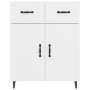 Aparador de madera de ingeniería blanco 69,5x34x90 cm de vidaXL, Aparadores - Ref: Foro24-812195, Precio: 81,13 €, Descuento: %