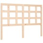Estructura de cama con cabecero madera maciza 140x200 cm de vidaXL, Camas y somieres - Ref: Foro24-3193986, Precio: 122,22 €,...