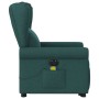 Sillón masaje eléctrico reclinable elevable tela verde oscuro en Sillones | Comprar online en Foru.es