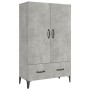 Aparador de madera contrachapada gris hormigón 70x31x115 cm de vidaXL, Aparadores - Ref: Foro24-812541, Precio: 80,43 €, Desc...