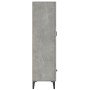 Aparador de madera contrachapada gris hormigón 70x31x115 cm de vidaXL, Aparadores - Ref: Foro24-812541, Precio: 80,43 €, Desc...