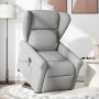 Sillón de masaje eléctrico reclinable elevable tela gris nube en Sillones | Comprar online en Foru.es