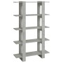 Estantería/divisor de espacios gris hormigón 100x30x160 cm de vidaXL, Librerías y estanterías - Ref: Foro24-811533, Precio: 7...