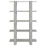 Estantería/divisor de espacios gris hormigón 100x30x160 cm de vidaXL, Librerías y estanterías - Ref: Foro24-811533, Precio: 7...
