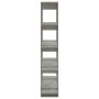 Estantería/divisor de espacios gris hormigón 100x30x160 cm de vidaXL, Librerías y estanterías - Ref: Foro24-811533, Precio: 7...