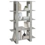Estantería/divisor de espacios gris hormigón 100x30x160 cm de vidaXL, Librerías y estanterías - Ref: Foro24-811533, Precio: 7...