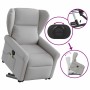 Sillón de masaje eléctrico reclinable elevable tela gris nube en Sillones | Comprar online en Foru.es