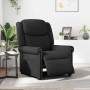 Sillón reclinable eléctrico cuero sintético negro brillante en Sillones | Comprar online en Foru.es