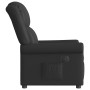 Sillón reclinable eléctrico cuero sintético negro brillante en Sillones | Comprar online en Foru.es