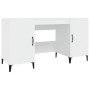 Escritorio madera contrachapada blanco brillante 140x50x75 cm de vidaXL, Escritorios - Ref: Foro24-812777, Precio: 120,55 €, ...