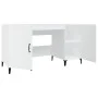 Escritorio madera contrachapada blanco brillante 140x50x75 cm de vidaXL, Escritorios - Ref: Foro24-812777, Precio: 119,12 €, ...