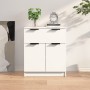 Aparador de madera contrachapada blanco 60x30x70 cm de vidaXL, Aparadores - Ref: Foro24-811088, Precio: 88,31 €, Descuento: %