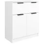 White plywood sideboard 60x30x70 cm by vidaXL, Sideboards - Ref: Foro24-811088, Price: 82,89 €, Discount: %