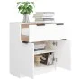 White plywood sideboard 60x30x70 cm by vidaXL, Sideboards - Ref: Foro24-811088, Price: 82,89 €, Discount: %
