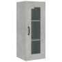 Armario colgante de pared gris hormigón 34,5x34x90 cm de vidaXL, Aparadores - Ref: Foro24-812460, Precio: 61,52 €, Descuento: %