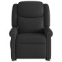 Sillón reclinable eléctrico pie cuero sintético negro brillante en Sillones | Comprar online en Foru.es