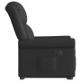 Sillón reclinable eléctrico pie cuero sintético negro brillante en Sillones | Comprar online en Foru.es