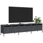 Mueble de TV acero laminado en frío antracita 202x39x43,5 cm en Muebles TV | Comprar online en Foru.es