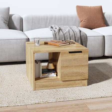 Mesa de centro madera de ingeniería roble Sonoma 50x50x36 cm de vidaXL, Mesas de centro - Ref: Foro24-811343, Precio: 51,13 €...