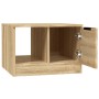 Mesa de centro madera de ingeniería roble Sonoma 50x50x36 cm de vidaXL, Mesas de centro - Ref: Foro24-811343, Precio: 51,13 €...