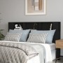 Mueble cabecero negro 180x18,5x104,5 cm de vidaXL, Cabeceros y pies de cama - Ref: Foro24-811944, Precio: 76,04 €, Descuento: %