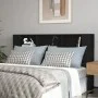 Mueble cabecero negro 180x18,5x104,5 cm de vidaXL, Cabeceros y pies de cama - Ref: Foro24-811944, Precio: 74,34 €, Descuento: %
