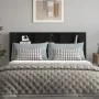Mueble cabecero negro 180x18,5x104,5 cm de vidaXL, Cabeceros y pies de cama - Ref: Foro24-811944, Precio: 74,34 €, Descuento: %