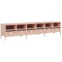 Mueble para TV acero laminado en frío rosa 202x39x43,5 cm en Muebles TV | Comprar online en Foru.es