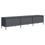 Mueble de TV acero laminado en frío antracita 202x39x43,5 cm en Muebles TV | Comprar online en Foru.es