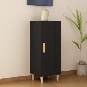 Aparador de madera contrachapada negro 34,5x34x90 cm de vidaXL, Aparadores - Ref: Foro24-812412, Precio: 61,64 €, Descuento: %