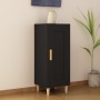 Aparador de madera contrachapada negro 34,5x34x90 cm de vidaXL, Aparadores - Ref: Foro24-812412, Precio: 61,64 €, Descuento: %
